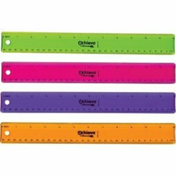 Officemate Ruler, Flexible, Ast, 12Ct, 2PK OIC30209